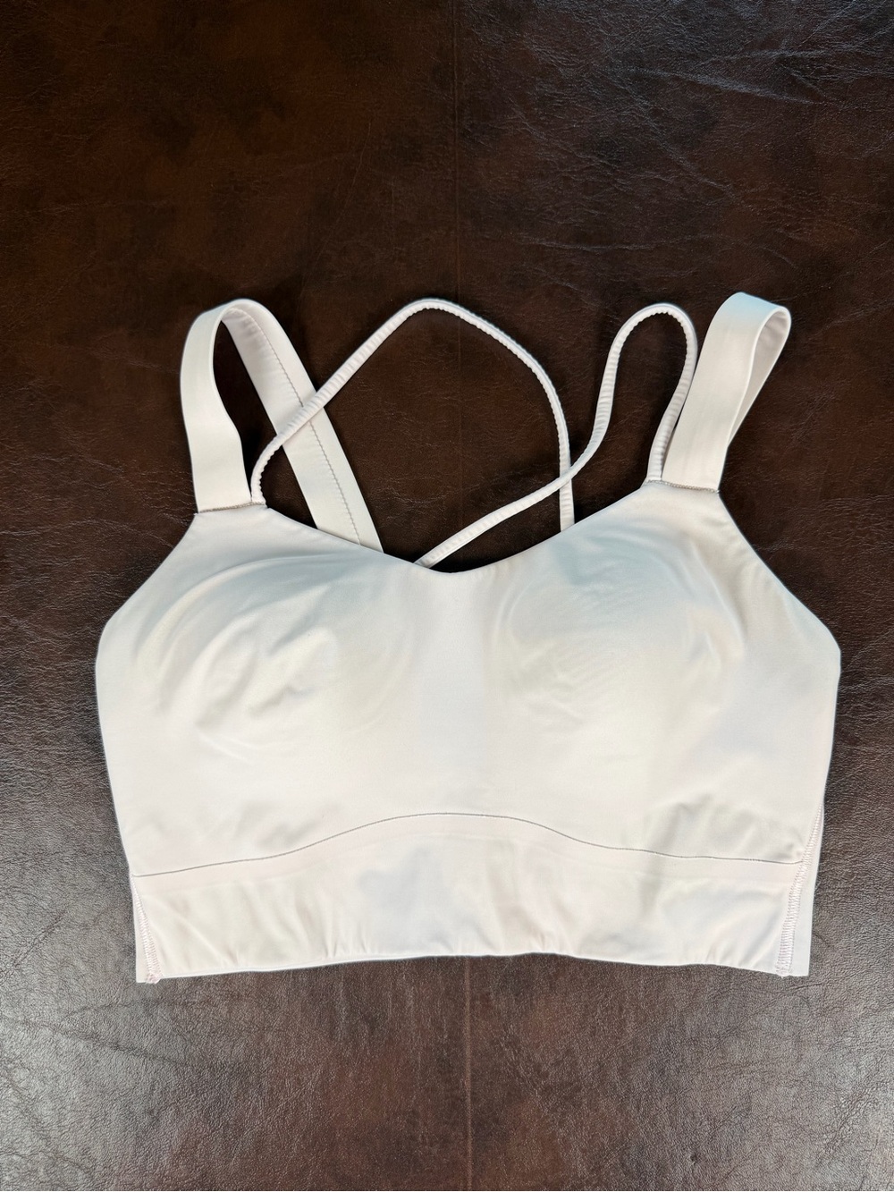 Lululemon Like a Cloud Longline Bra Light Support, D/DD Cup Pink Haze Size 6 - Picture 3 of 6